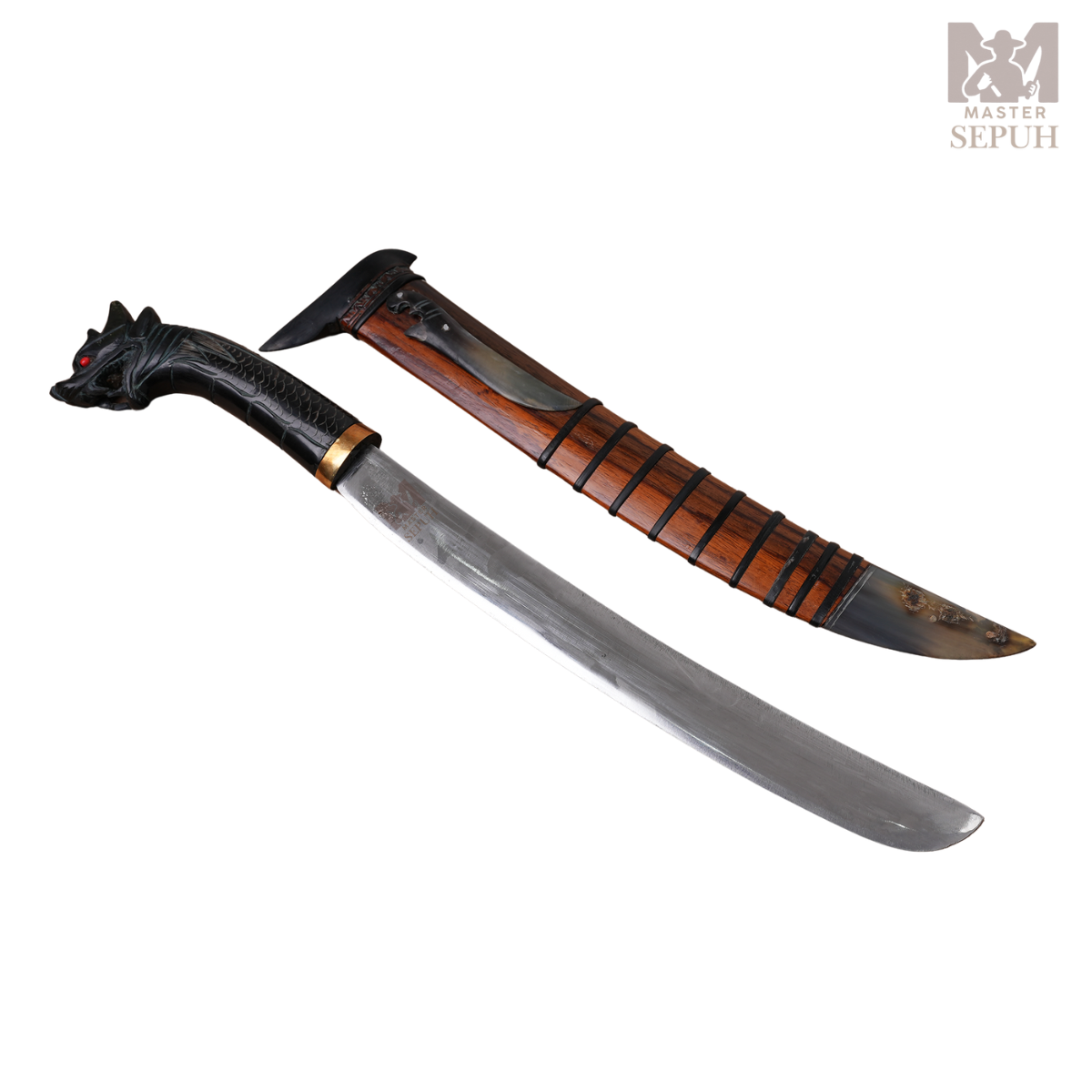 Golok Galonggong Naga Handle Hitam